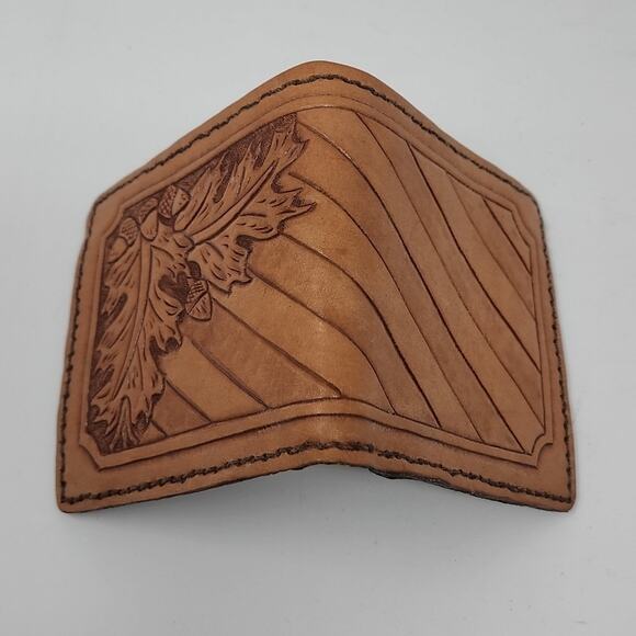 Handmade Genuine Leather Wallet - Picture 1 of 4